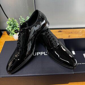 Black Tuxedo Oxford - Patent Leather